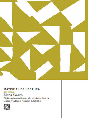 cover image of Material de Lectura. Elena Garro